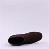Wonders Anan Low Block Heel Stretch Boot - Brown Suede